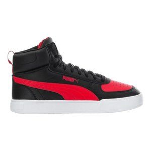 PUMA Men's Caven Mid Red Black White Sneaker Shoe Size 11 NEW
